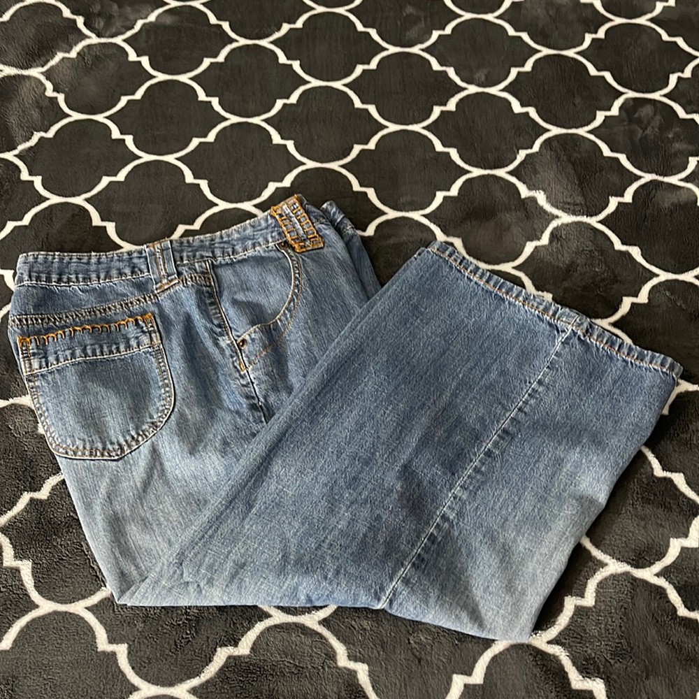 Rhythm & Blues Wide Leg Cropped Jeans